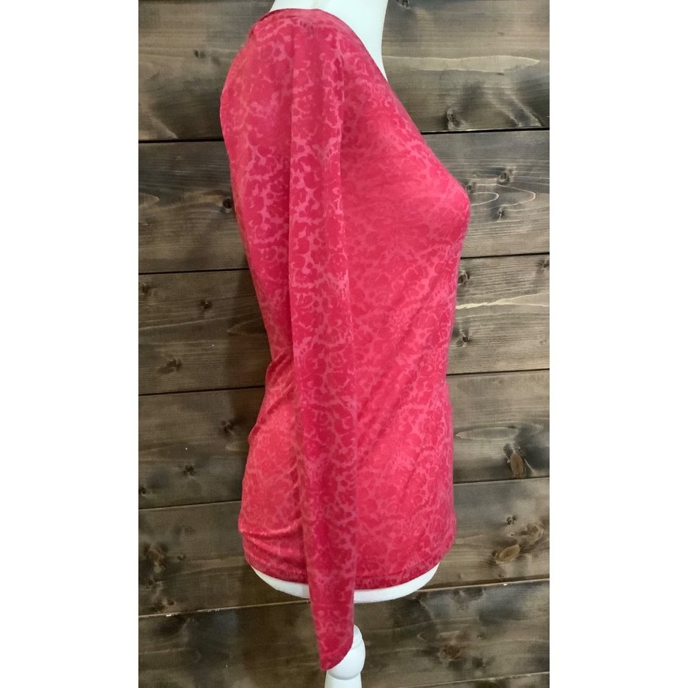 Women’s DNA Couture Pink Long Sleeve Shirt - Picture 2 of 5